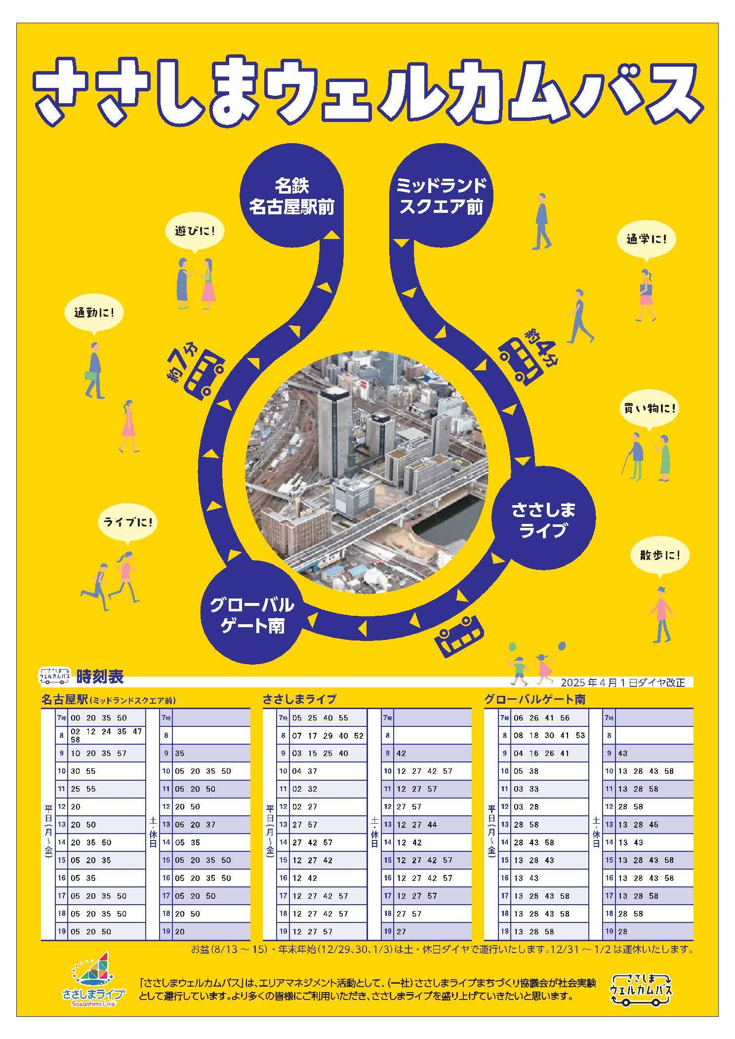 2025 ウェルカムバスA4チラシ表